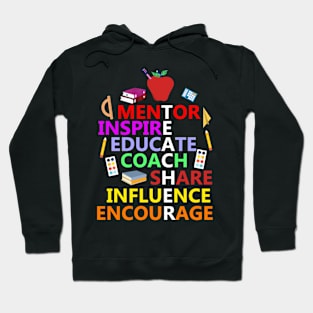 Proud Teacher Apple Appreciation Personalized Hoodie